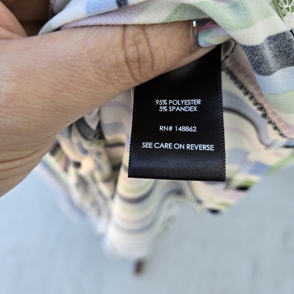 Torrid Stripe A-line Midi Wrap Dress, Size 3X - Picture 13 of 13